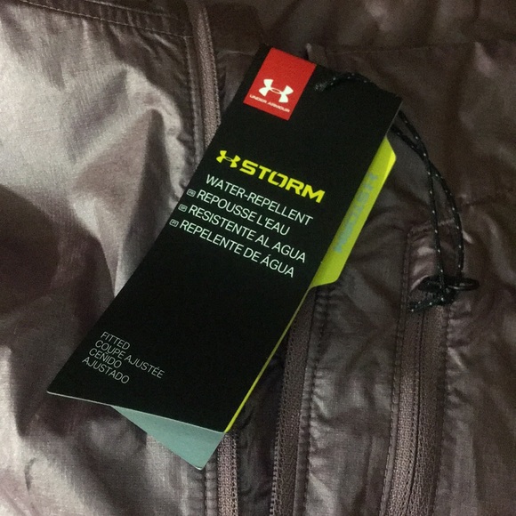 Under Armour UA Storm Pinkish Metallic Hood Jacket - Picture 7 of 10